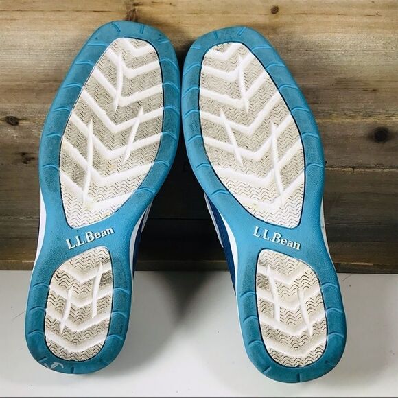 L. L. Bean Blue Lakeside Boat Shoes - Picture 7 of 8